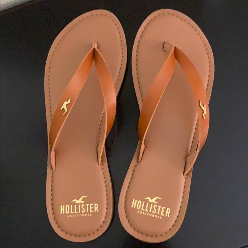 Brand new Hollister Co Vegan Flip Flops